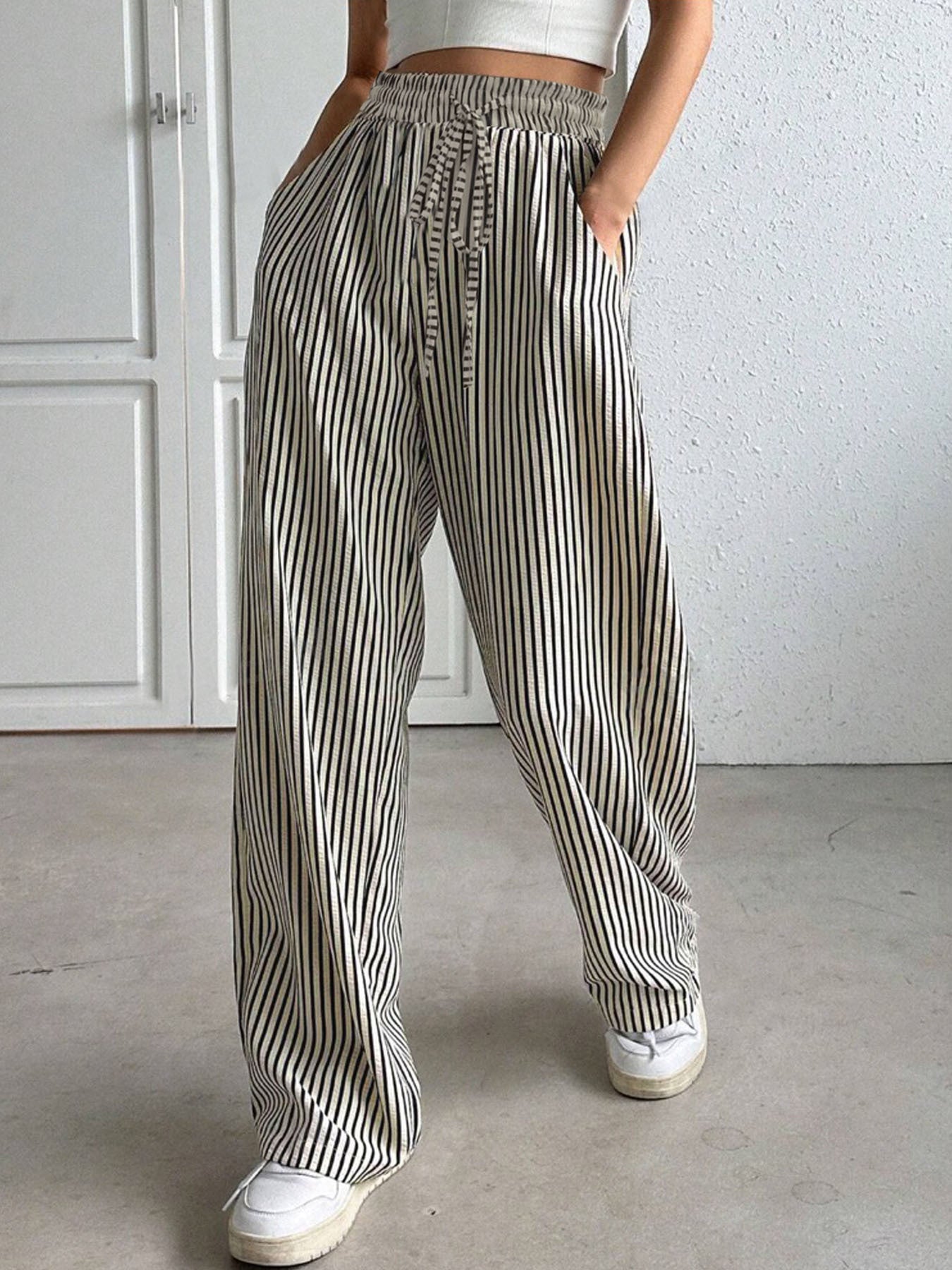 Striped Degree Pants