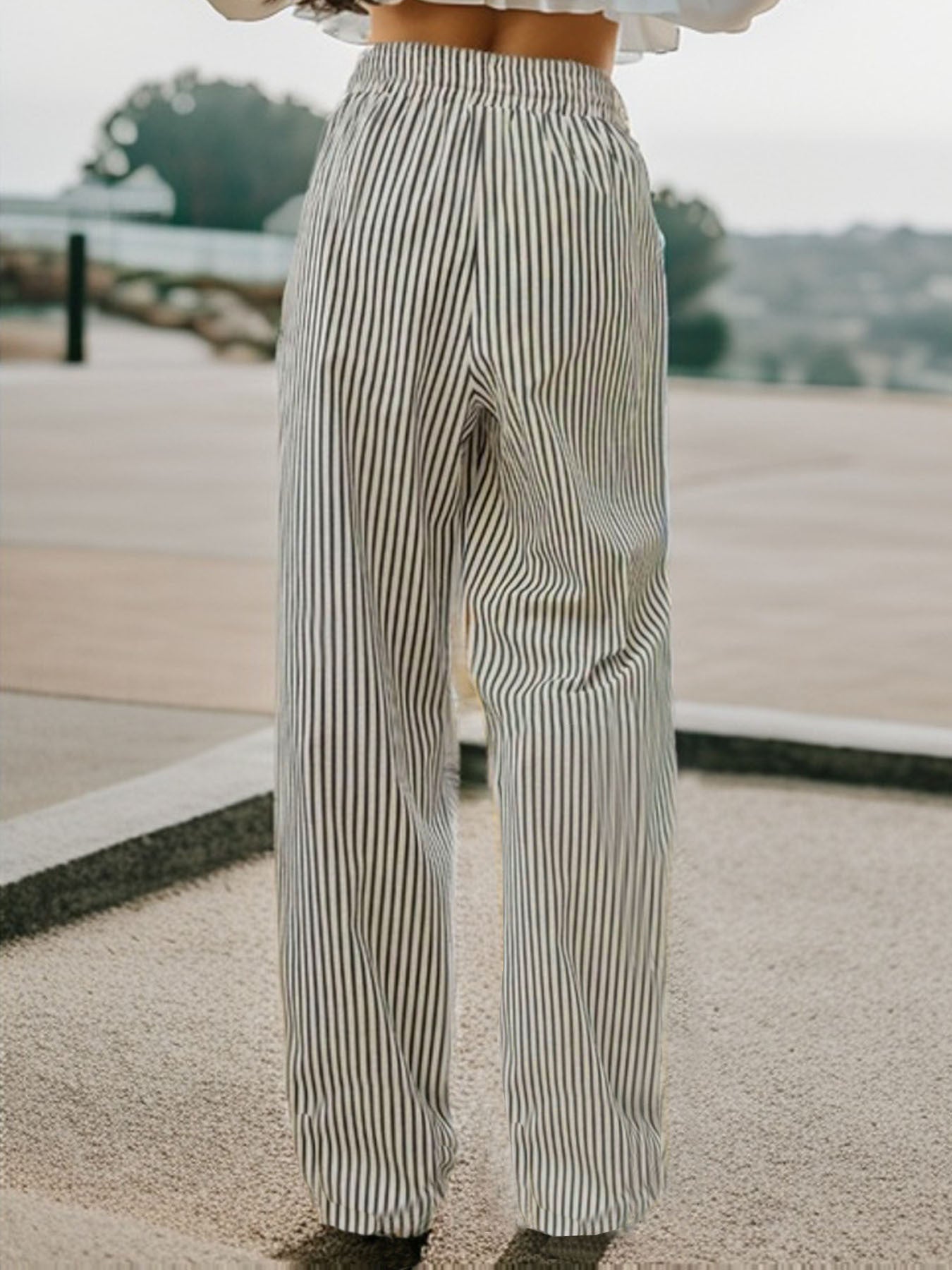 Striped Degree Pants