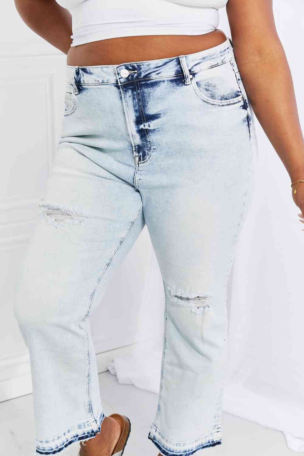 Camille Acid Straight Jeans