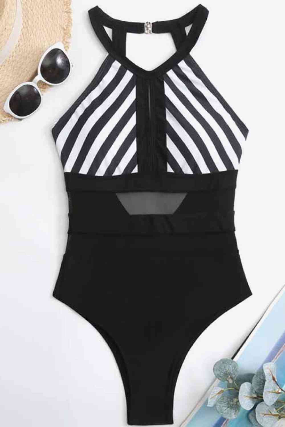 Sheer Sleek One-Piece Swimsuit