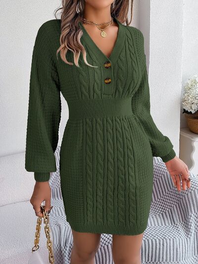 Cable Haven Sweater Dress