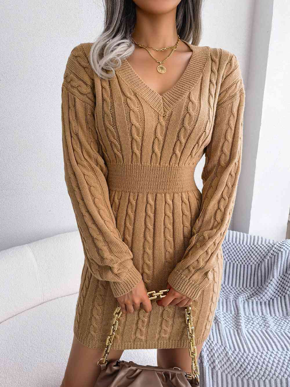 Chic-e Mini Sweater Dress