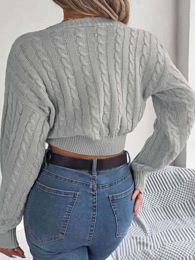 No Harm Cropped Sweater