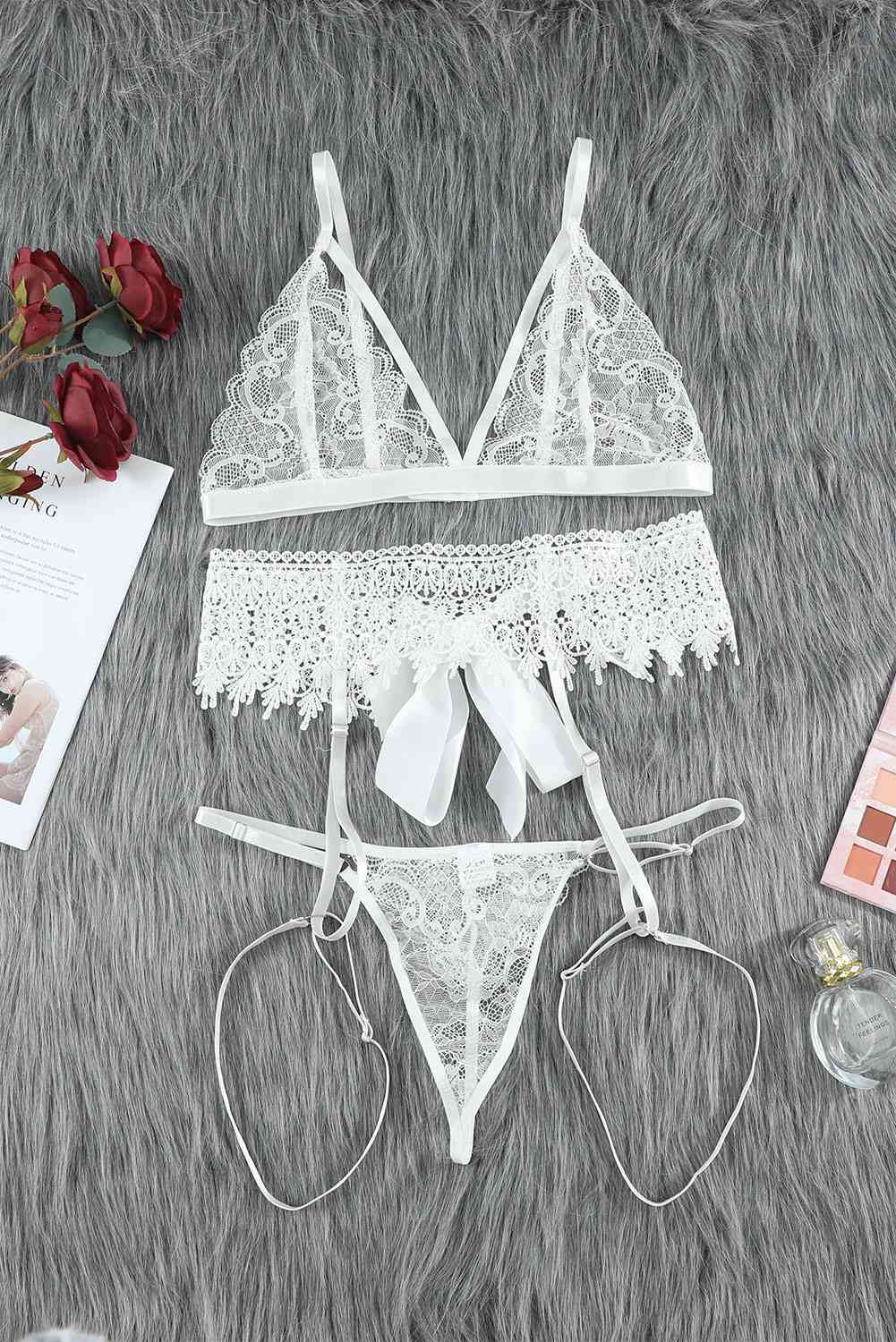 Powered Lace Three-Piece Set