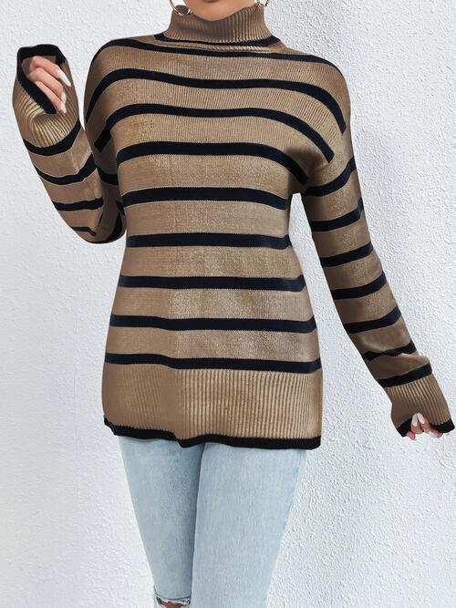 Striped Around Long Sleeves