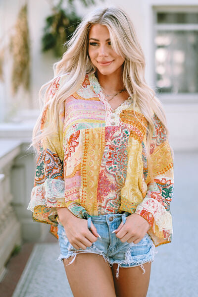 Easy Breezy Buttoned Blouse