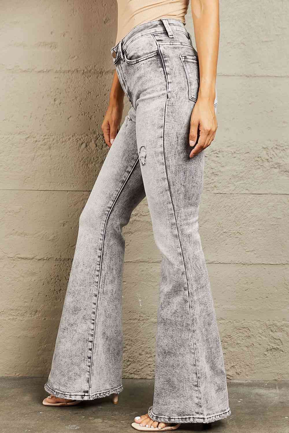 Retro Edge Flare Jeans