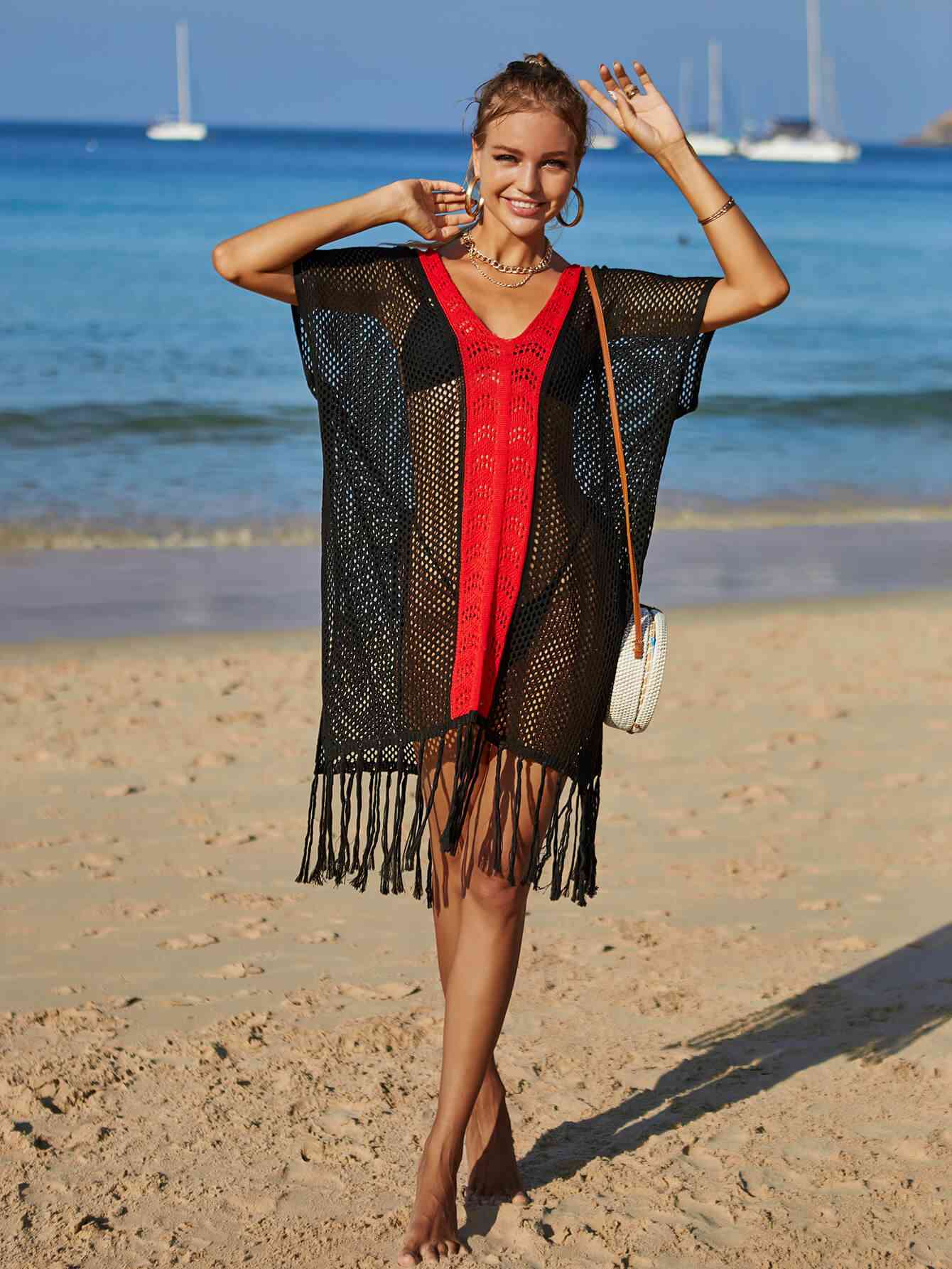 Sunshine Swirl Cover-Up Dress