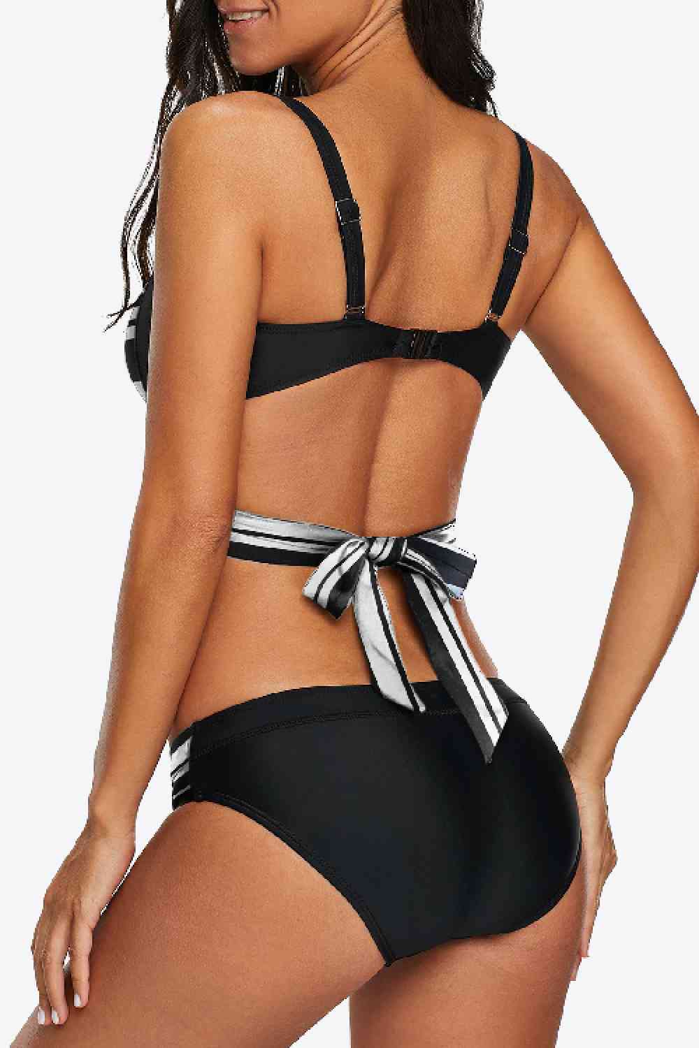 Crisscrossed Love Bikini Set