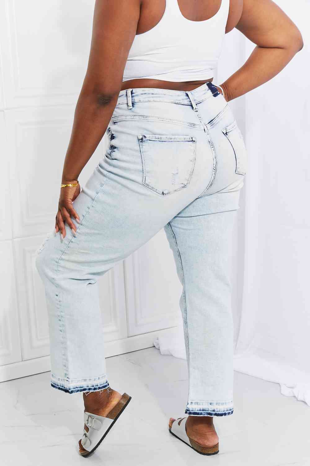 Camille Acid Straight Jeans