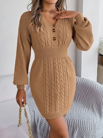 Cable Haven Sweater Dress