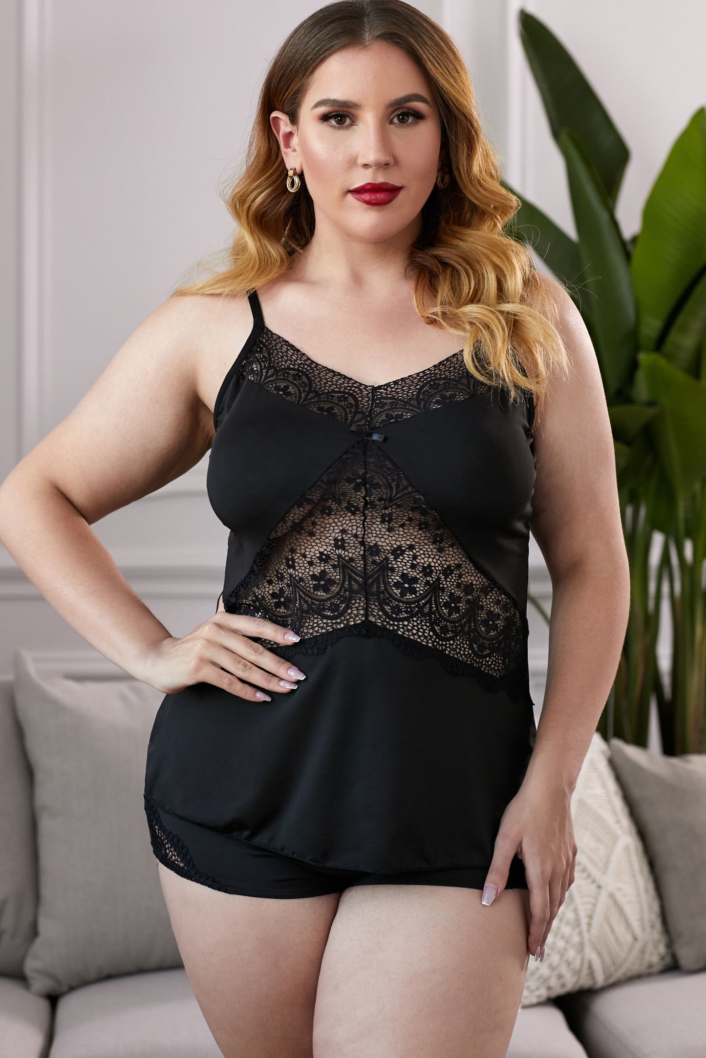 So Assertive Plus Size Pajamas Set