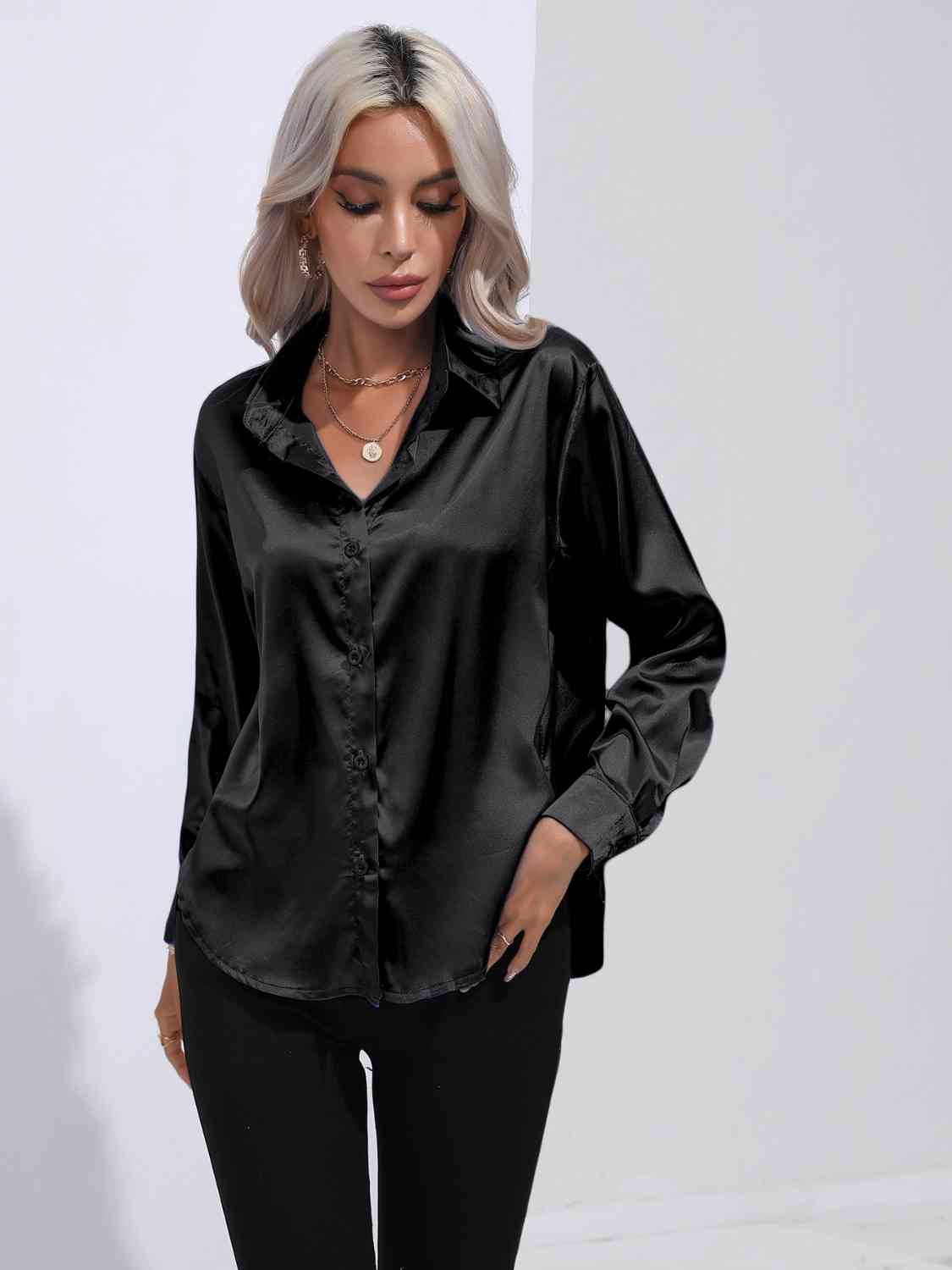 Luxe Elegance Long Sleeve Shirt