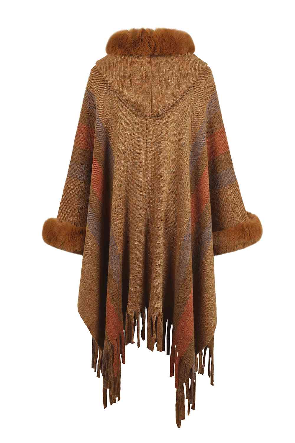 Fringed Detail Poncho