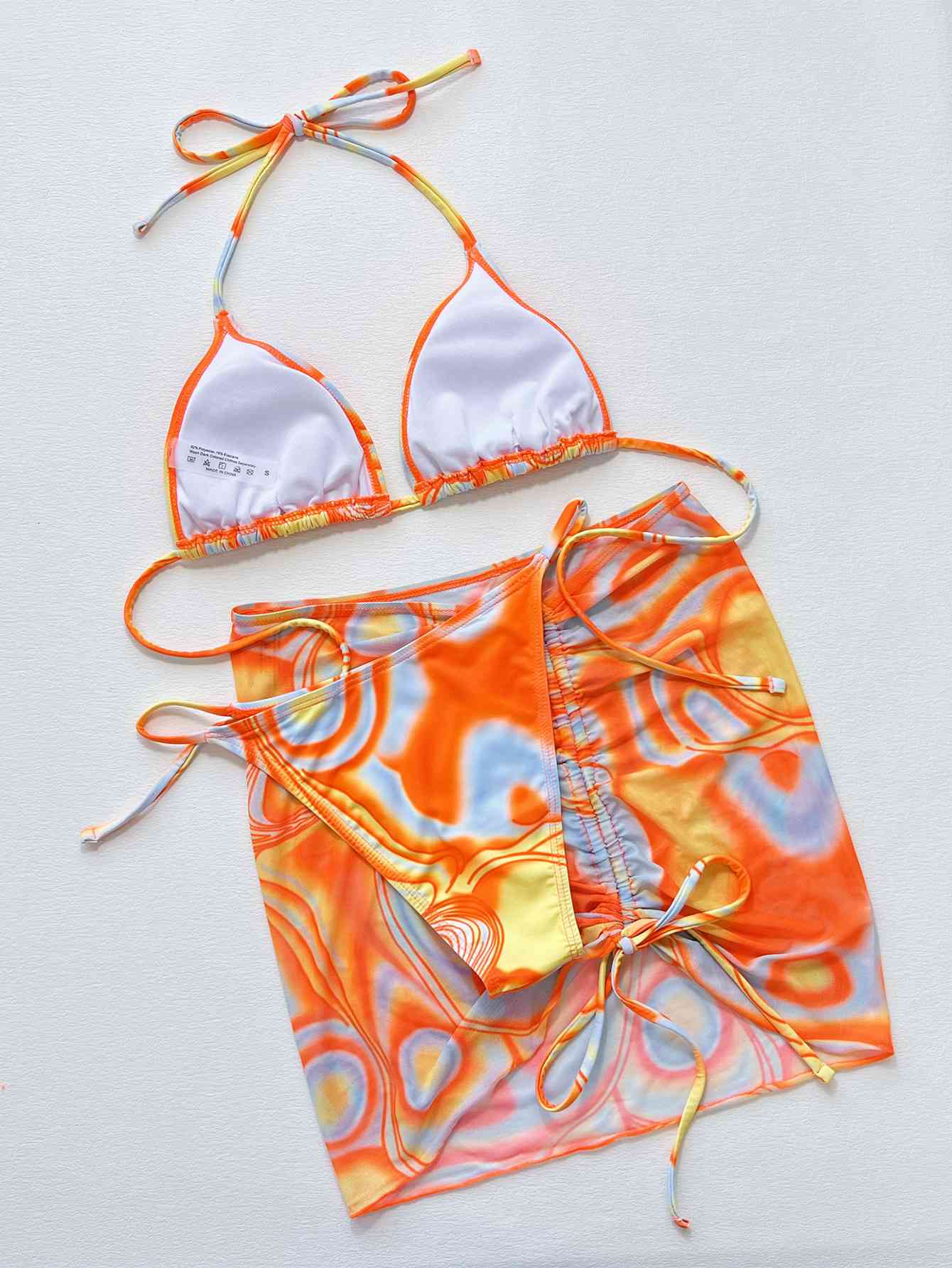 Hypnotized Three-Piece Swim Set