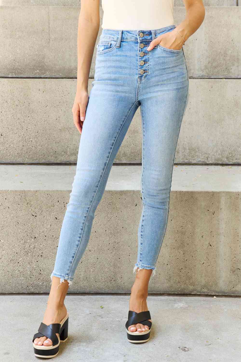 Fly Raw Hem Jeans