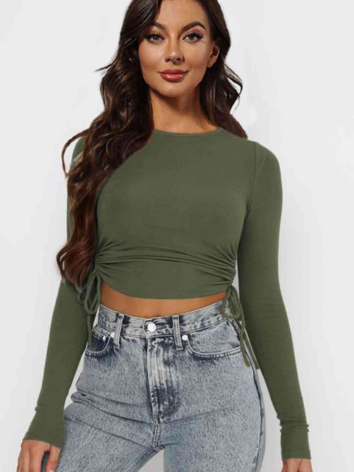 Show A Little Skin Long Sleeve Top