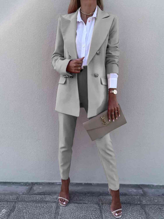 Work From Home Blazer and Pants Set