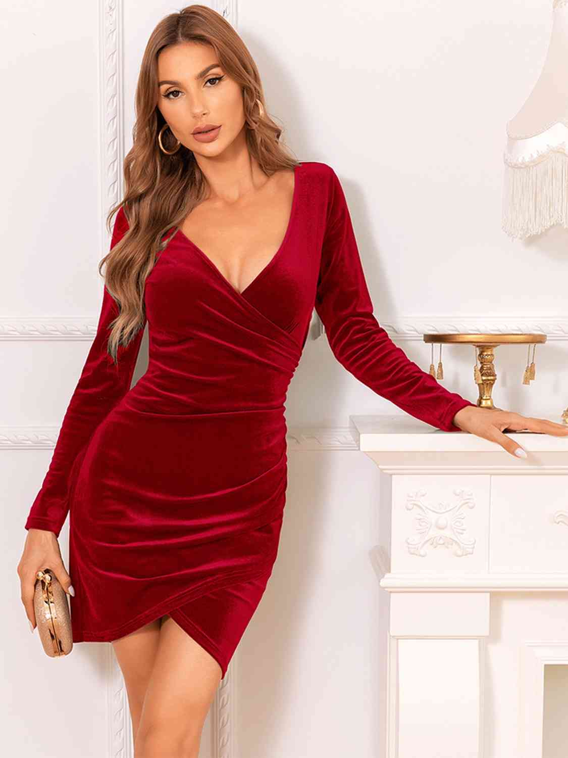 Emilio Tulip Hem Dress