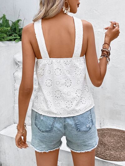 Eyelet Wide Cami