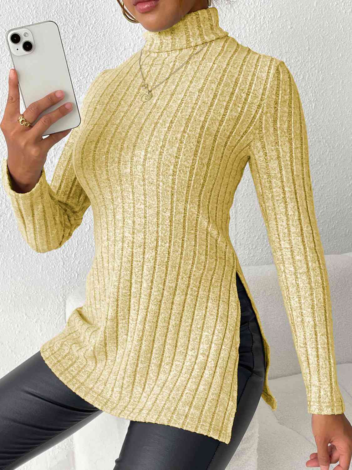 Mix It Up Turtleneck Top