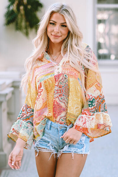 Easy Breezy Buttoned Blouse