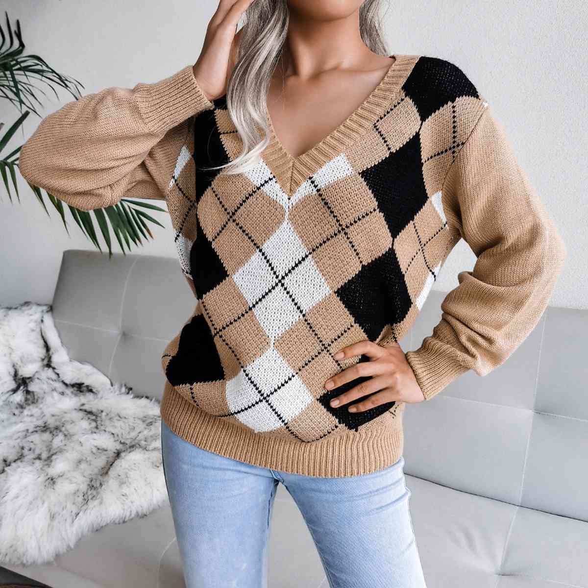 Plaid & Glad Sweater