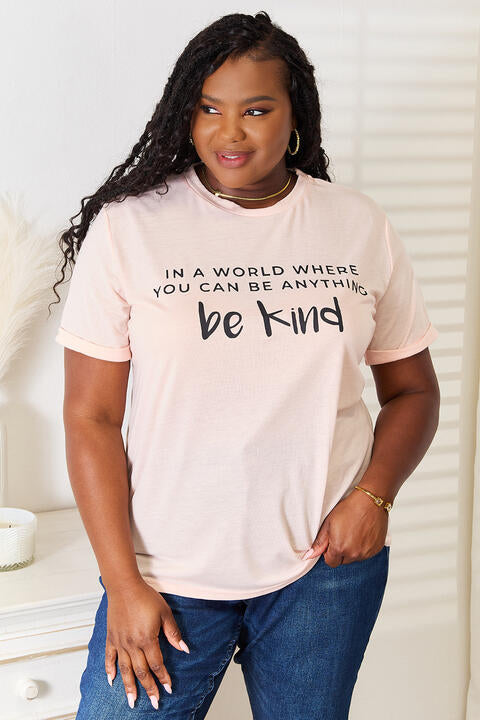 Be Kind Cuffed T-Shirt