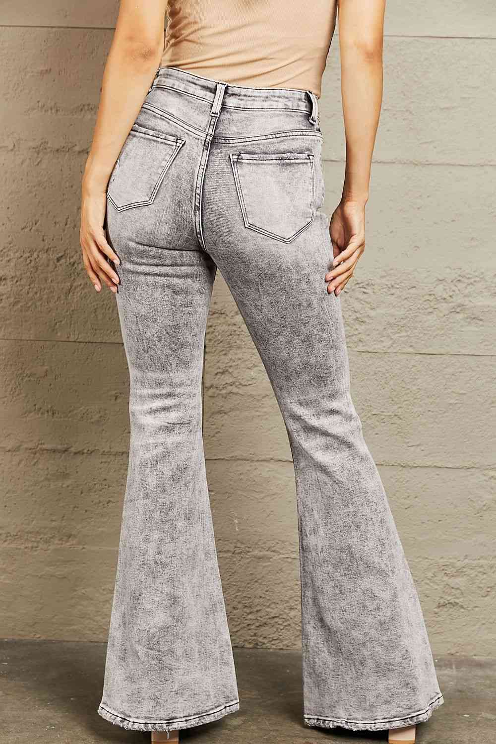 Retro Edge Flare Jeans