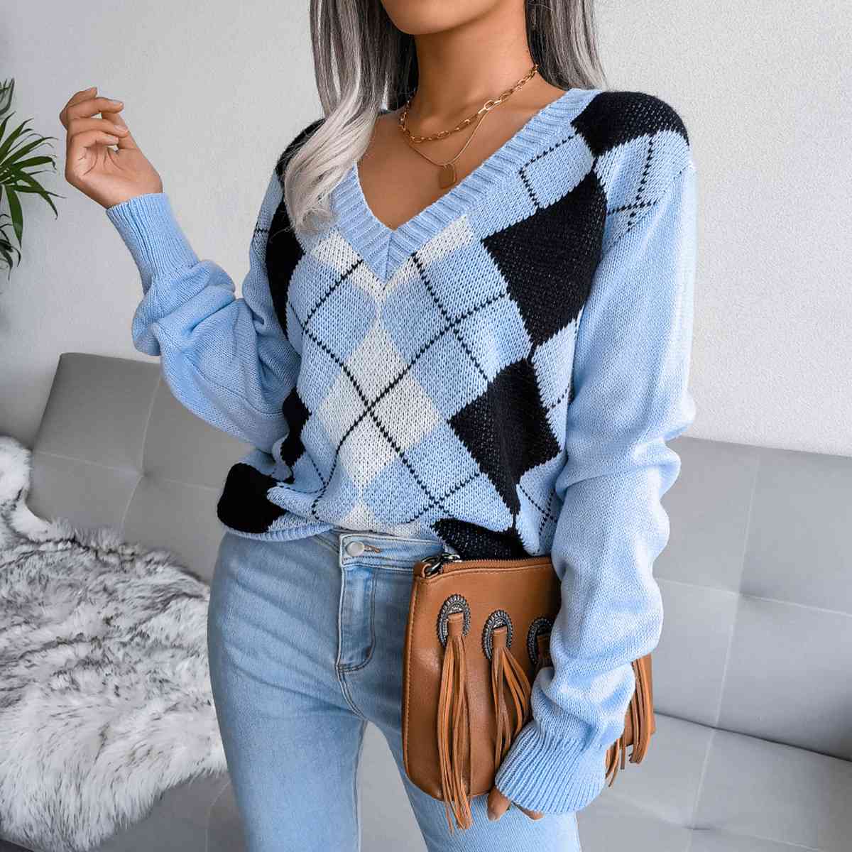 Plaid & Glad Sweater