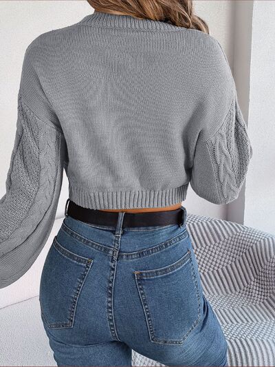 Sugar Slice Cropped Sweater