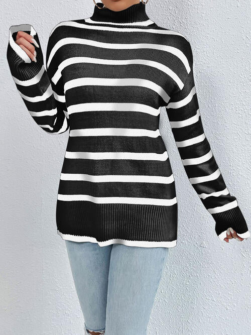 Striped Around Long Sleeves