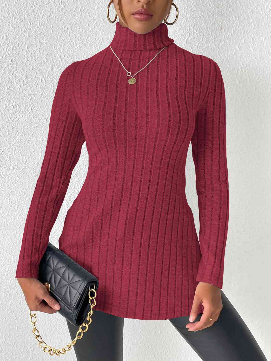 Mix It Up Turtleneck Top