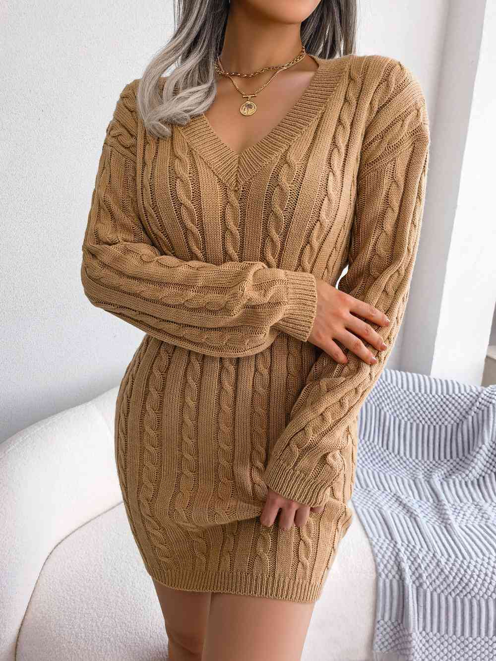 Chic-e Mini Sweater Dress