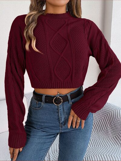 Sugar Slice Cropped Sweater