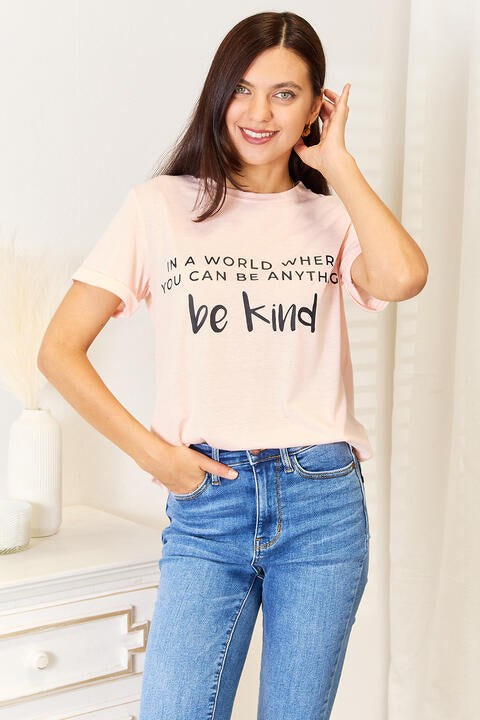 Be Kind Cuffed T-Shirt