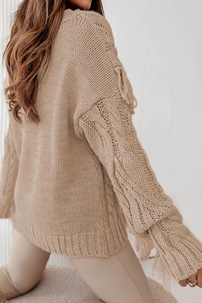 Fringe Fusion Sweater