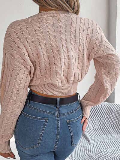 No Harm Cropped Sweater