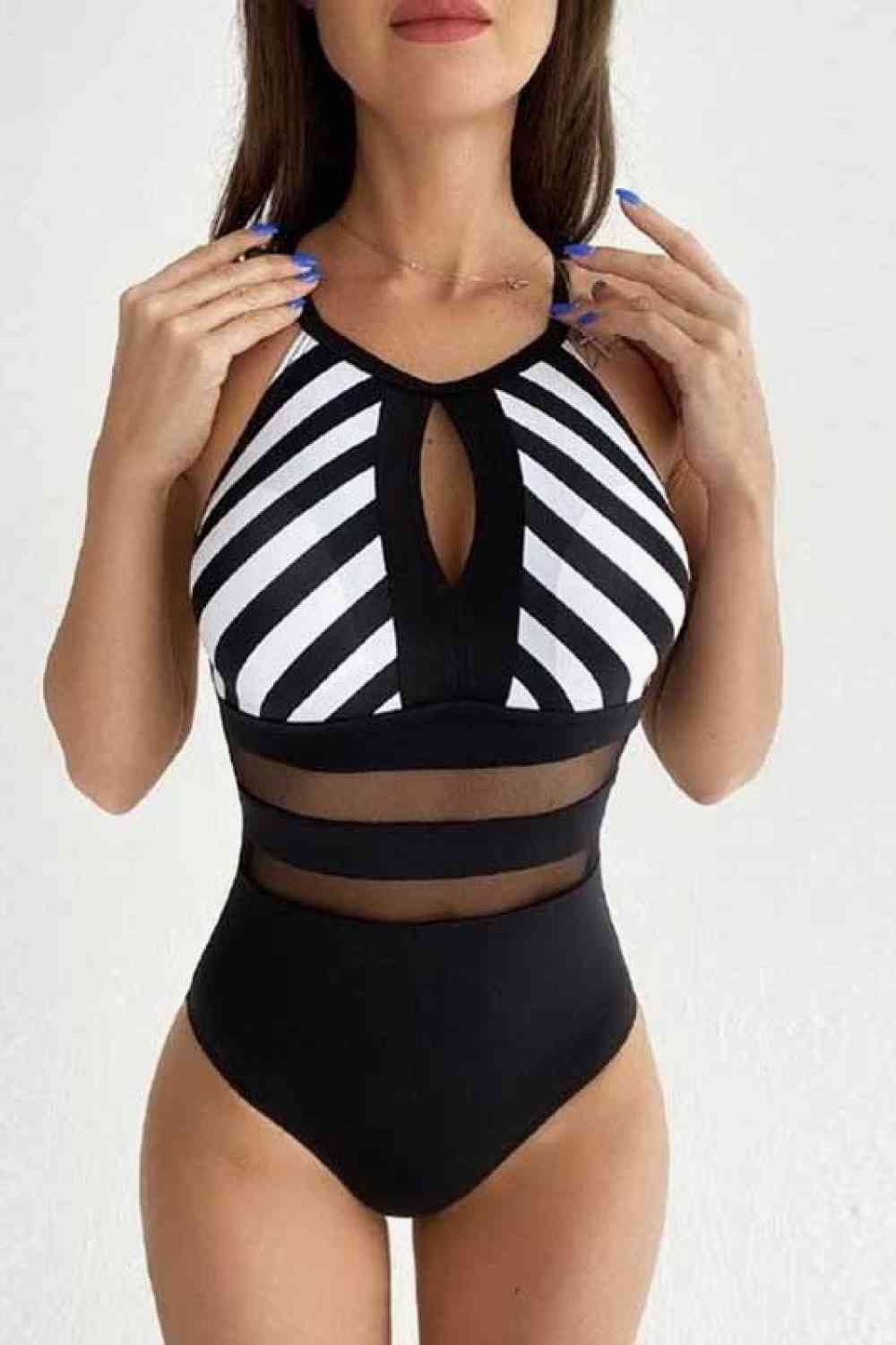 Sheer Sleek One-Piece Swimsuit