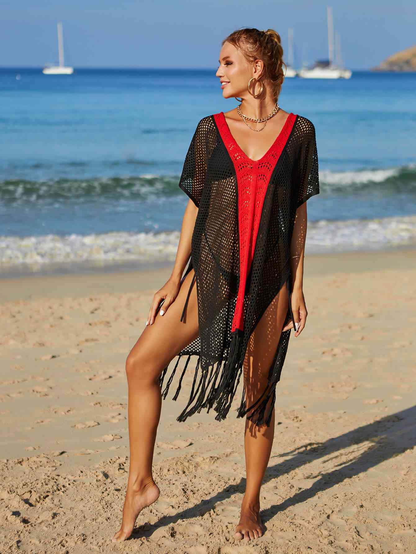 Sunshine Swirl Cover-Up Dress