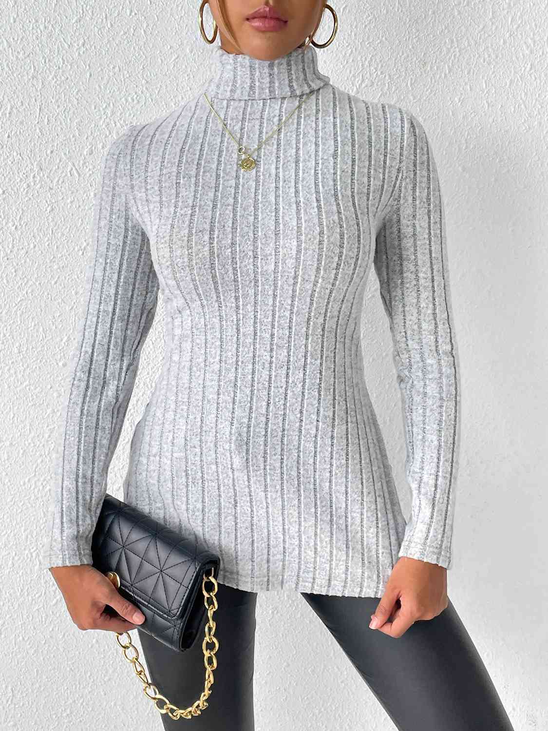 Mix It Up Turtleneck Top