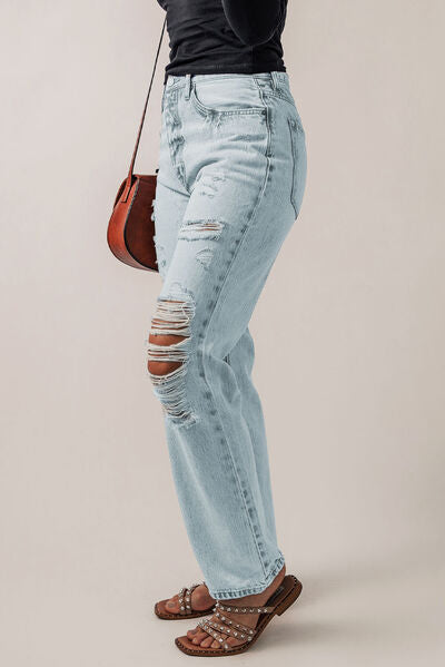 Distressed Not Stressed Jeans