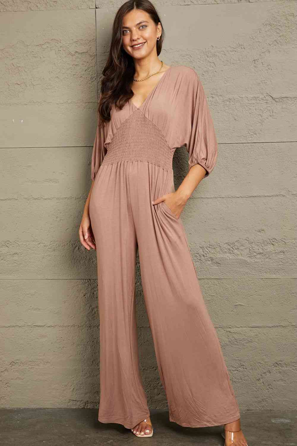 Smocking You Jumpsuit