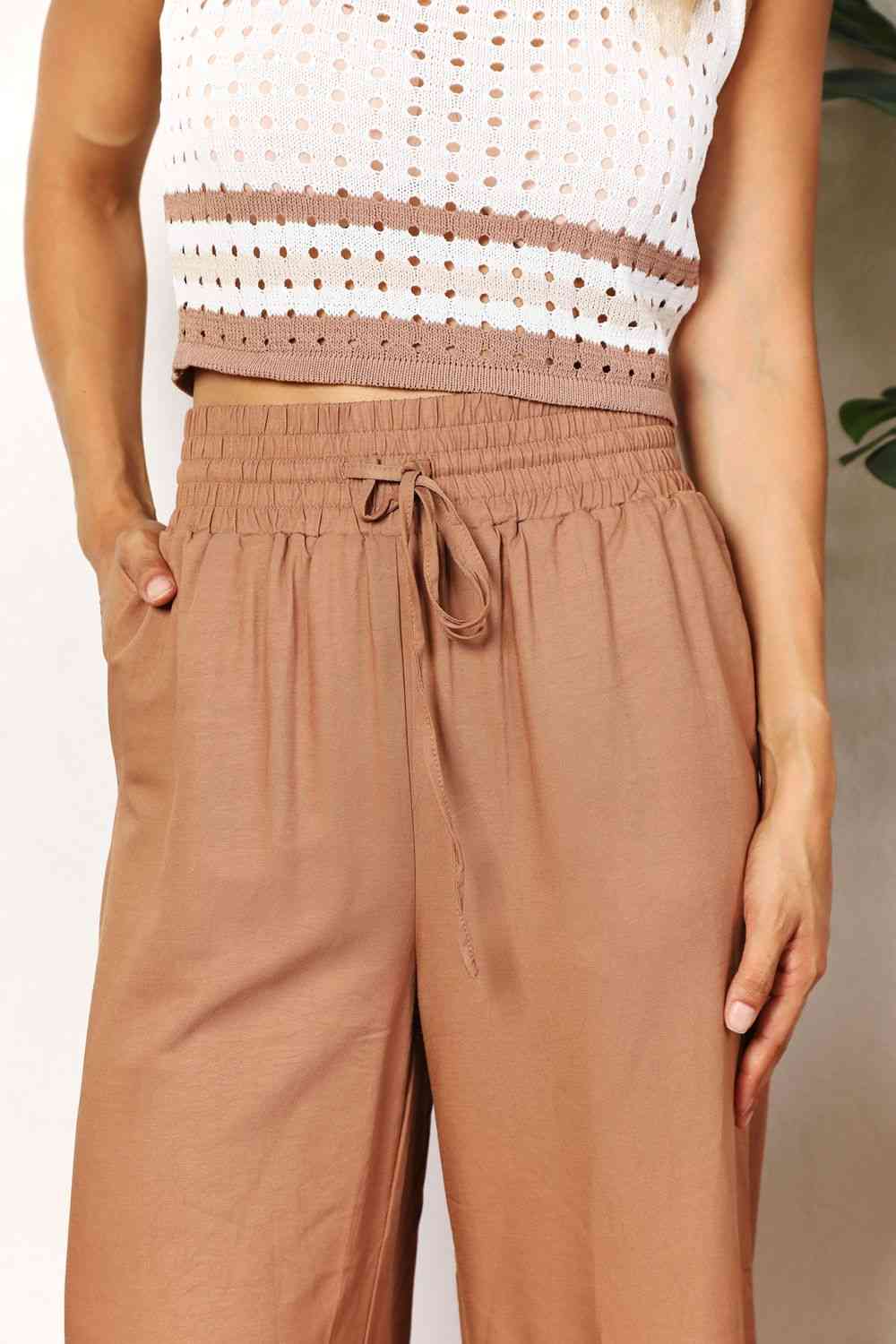 Double Take Wide Leg Pants