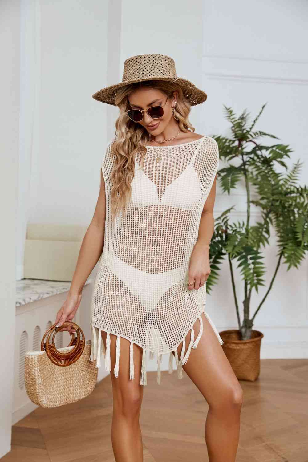 Lookin' Fringy Cover-Up Dress