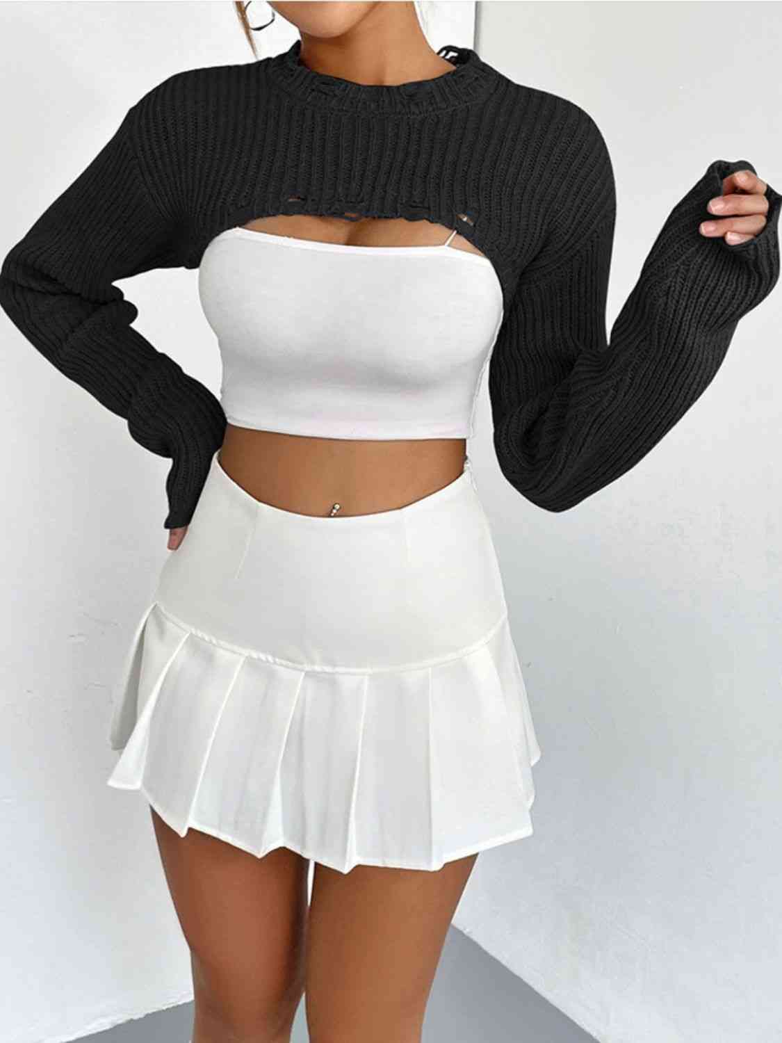 Over The Top Cropped Sweater