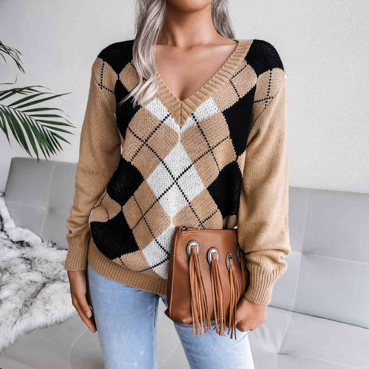 Plaid & Glad Sweater