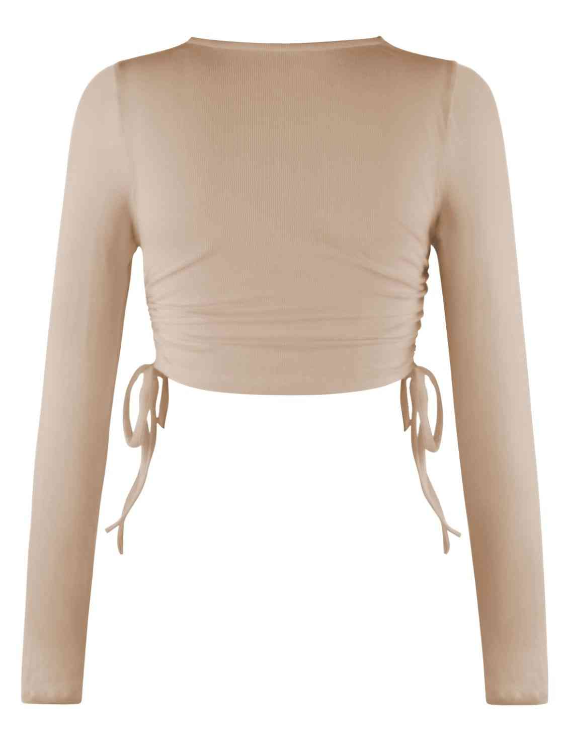 Show A Little Skin Long Sleeve Top