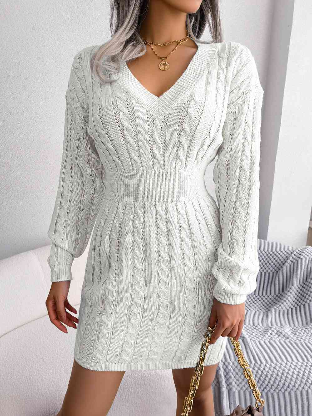 Chic-e Mini Sweater Dress