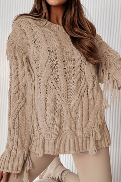 Fringe Fusion Sweater